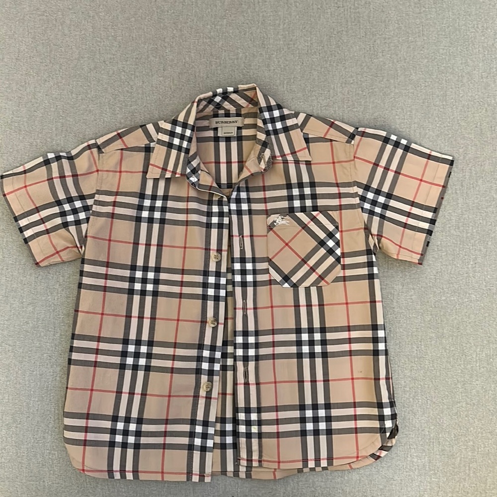 Burberry boys dress shirt sz 4yr